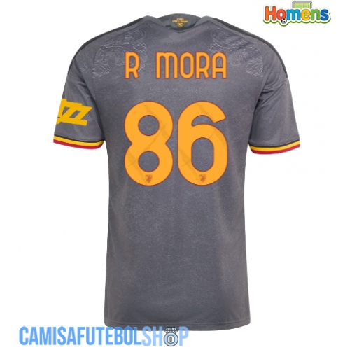 Camisa de time de futebol AS Roma Rodrigo Mora #86 Replicas 3º Equipamento 2026-27 Manga Curta